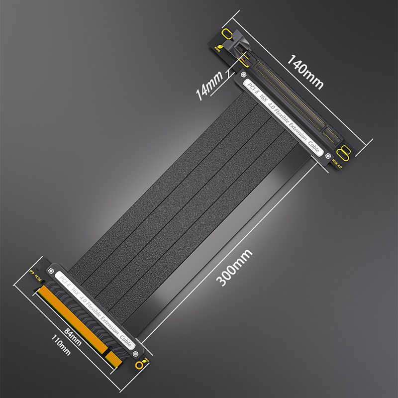 90Degree PCI-E X16 4.0 Flexibl - Pcie 4.0 X16 Riser Cable 90 Degree 评论和价格