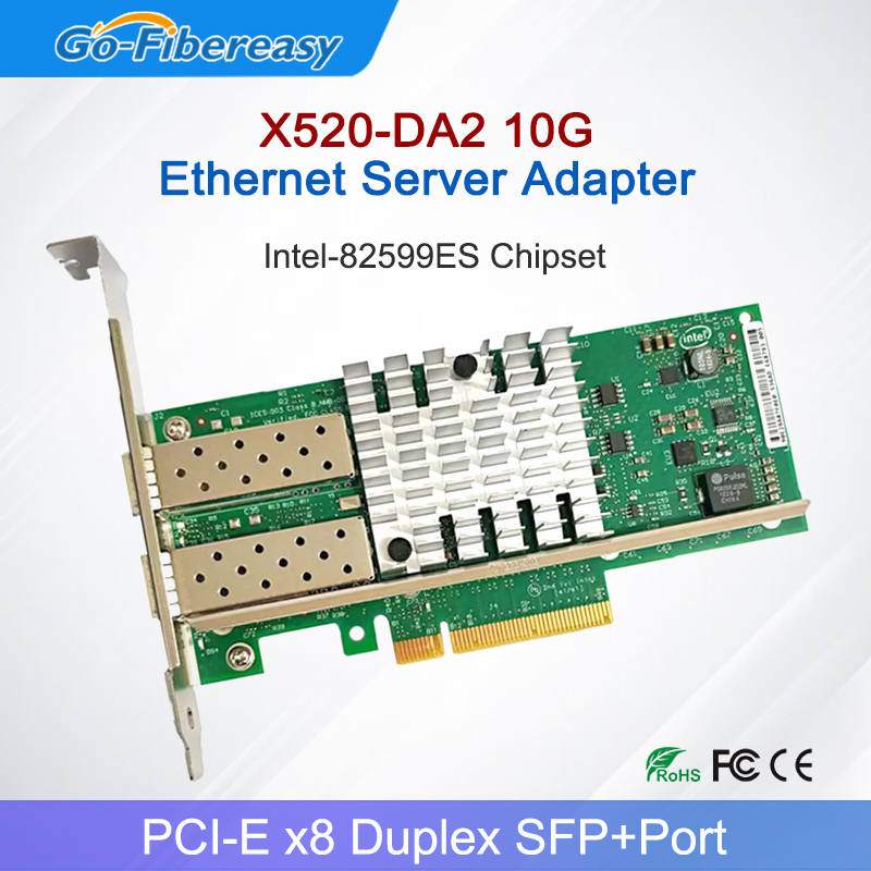 X520-DA2 10Gb SFP+PCI-E Networ - 10Gb Sfp+ Pcie Network Card Dual Port 评论和价格
