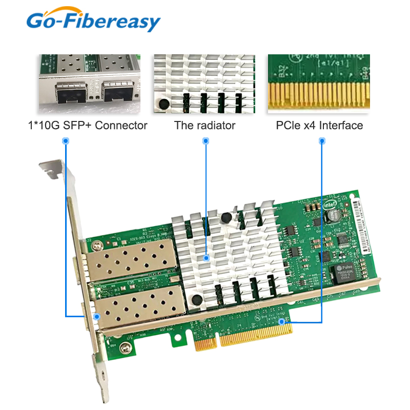 X520-DA2 10Gb SFP+PCI-E Networ - 10Gb Sfp+ Pcie Network Card Dual Port 评论和价格