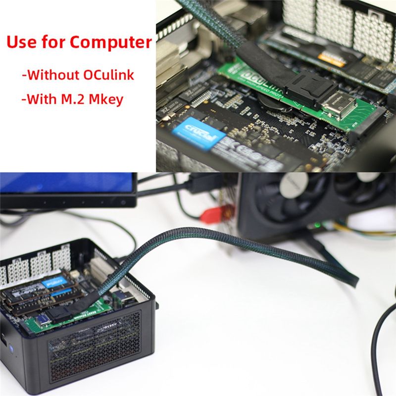 AY14 -M.2 MKEY To OCULINK Adap - External Gpu Dock Pcie 4.0 Oculink 评论和价格