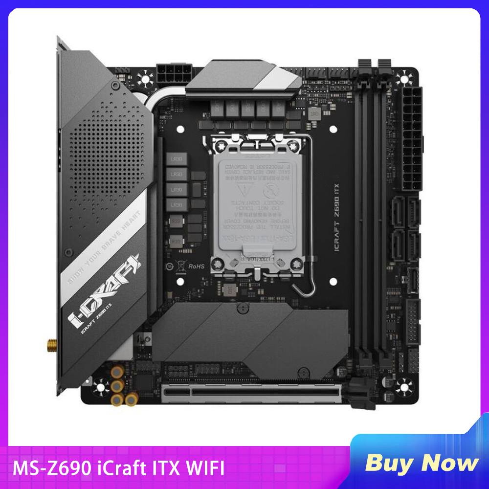 New MS-Z690 iCraft ITX WIFI De - Lga 1700 Ddr5 Itx Motherboard 评论和价格