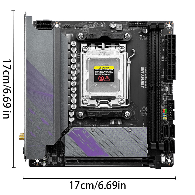 JGINYUE B650I Night Devil WiFi - B650 Itx Motherboard Wifi 评论和价格
