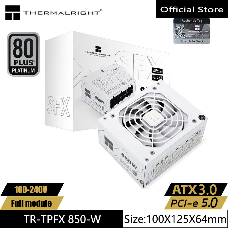 Thermalright TR-TPFX850-W Whit - Sfx Power Supply 850W Gold 评论和价格