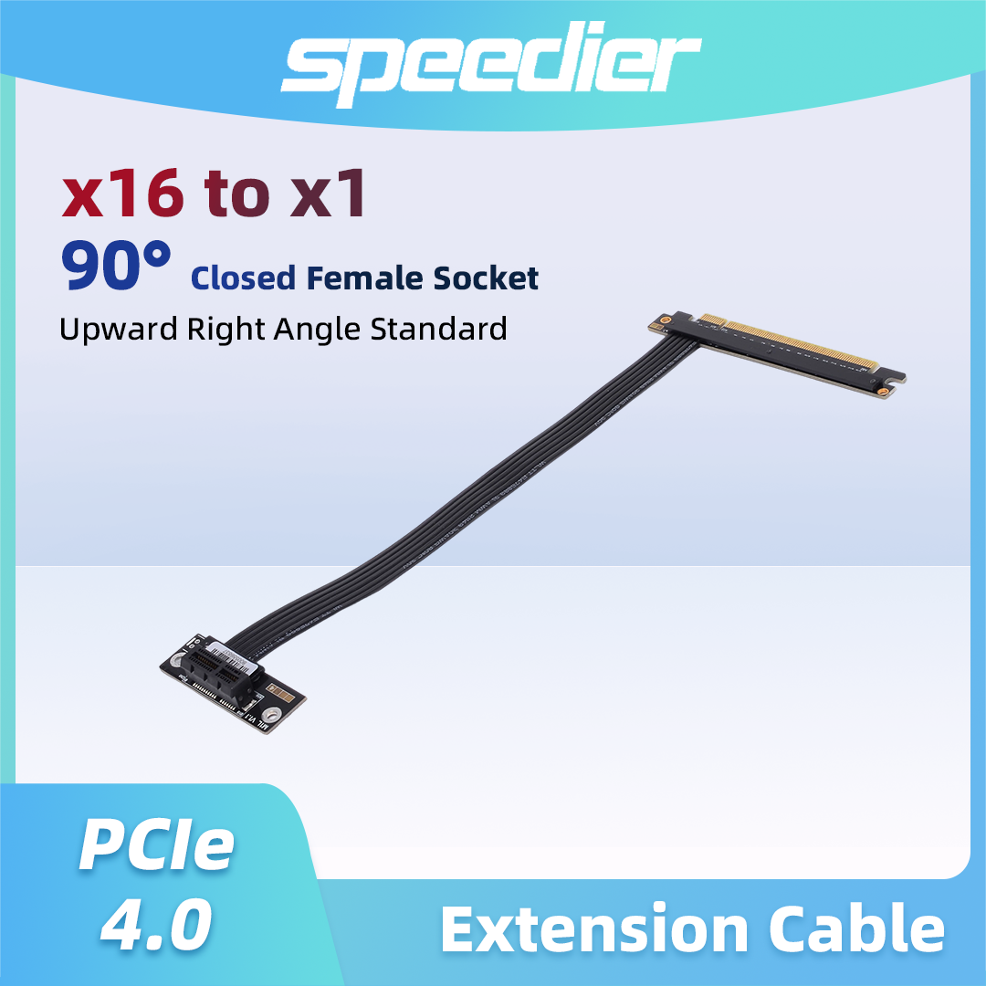 PCIe 4.0 / 3.0 X16 To X1 X4 X8 - Pcie 4.0 X16 Riser Cable 90 Degree 评论和价格