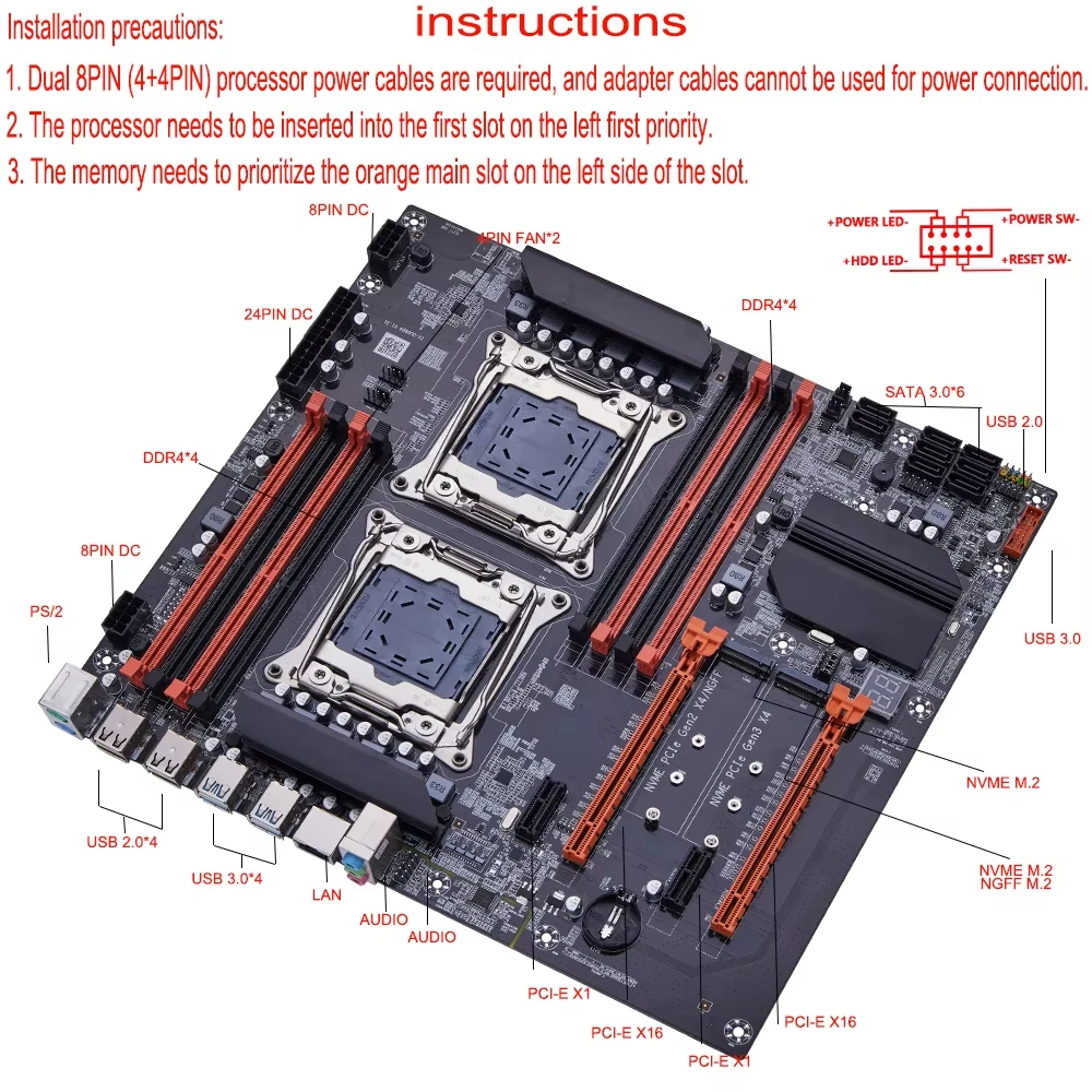 X99 Dual CPU SOYO Gaming Mothe - X99 Dual Cpu Motherboard Combo 评论和价格